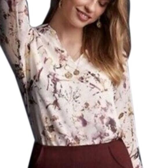 New NWOT CAbi Goddess Blouse Long Sleeve Style #3694 Size XS - Picture 2 of 10